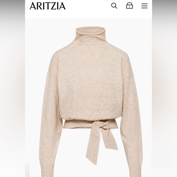 Wilfred Lorin Sweater, XS, like new/rarely worn, light Heather grey. - Picture 4 of 4